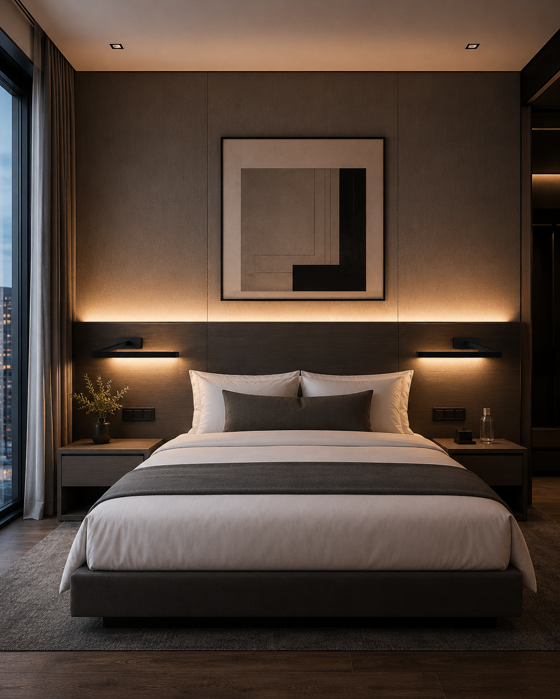 ambiente aplique lineal con luz